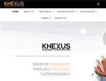 Tablet Screenshot of knexusresearch.com